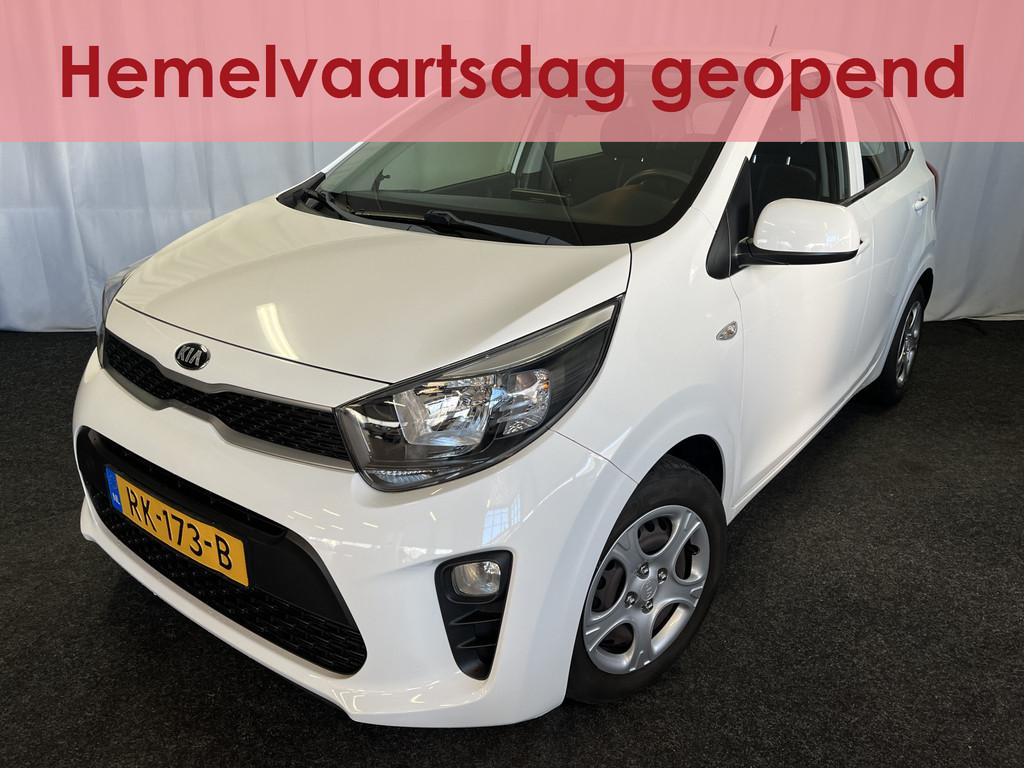 Kia Picanto 1.0 CVVT EconomyPlusLine AIRCO/BLUETOOTH/ELEK.RA, Voorwielaandrijving, Stof, Gebruikt, Met garantie (alle)