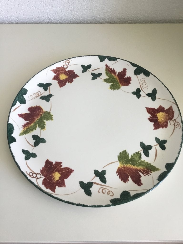 Poole Pottery "New England" schaal platter 32,4cm 12.75 inch, Ophalen of Verzenden