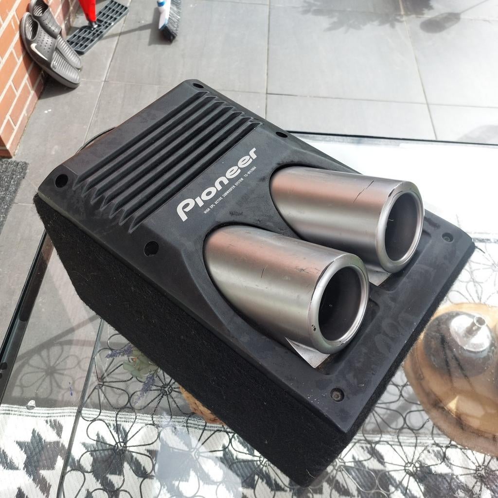 Pioneer TS-WX206A subwoofer met Kabels, Auto diversen, Autospeakers, Ophalen of Verzenden, Gebruikt