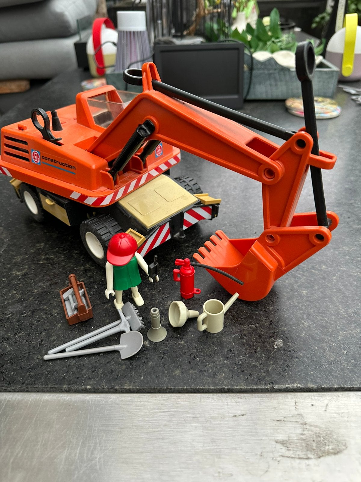 Playmobil shovel vintage, Ophalen of Verzenden, Gebruikt
