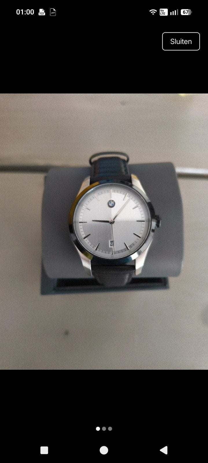 BMW Polshorloge - nieuw, Sieraden, Tassen en Uiterlijk, Horloges | Heren, Ophalen of Verzenden