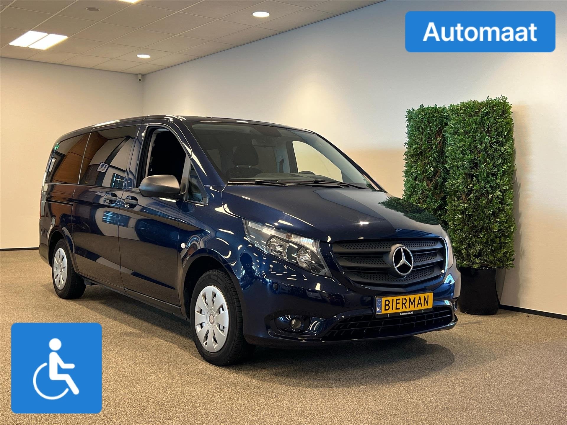 Mercedes Vito L2H1 Rolstoelbus Automaat (airco) - rolstoel v, Automaat, 12 maanden, Gebruikt, Zwart