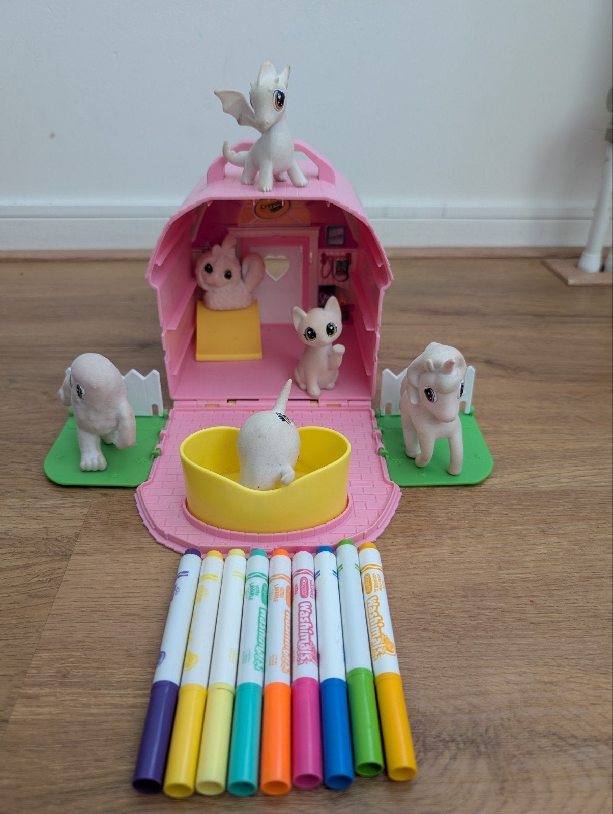 Crayola Washimals Speelset met Dieren en Stiften, Ophalen of Verzenden, Gebruikt, Jongen of Meisje