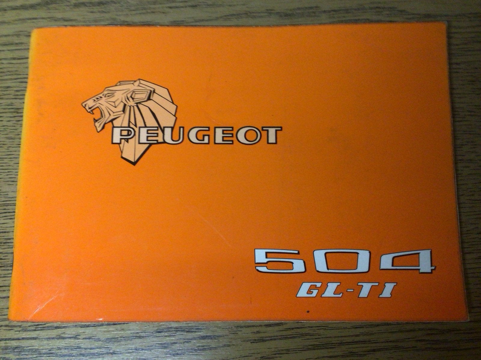 Peugeot 504 GL-TI Gebruikershandleiding (origineel), Boeken, Ophalen of Verzenden, Gelezen, Peugeot