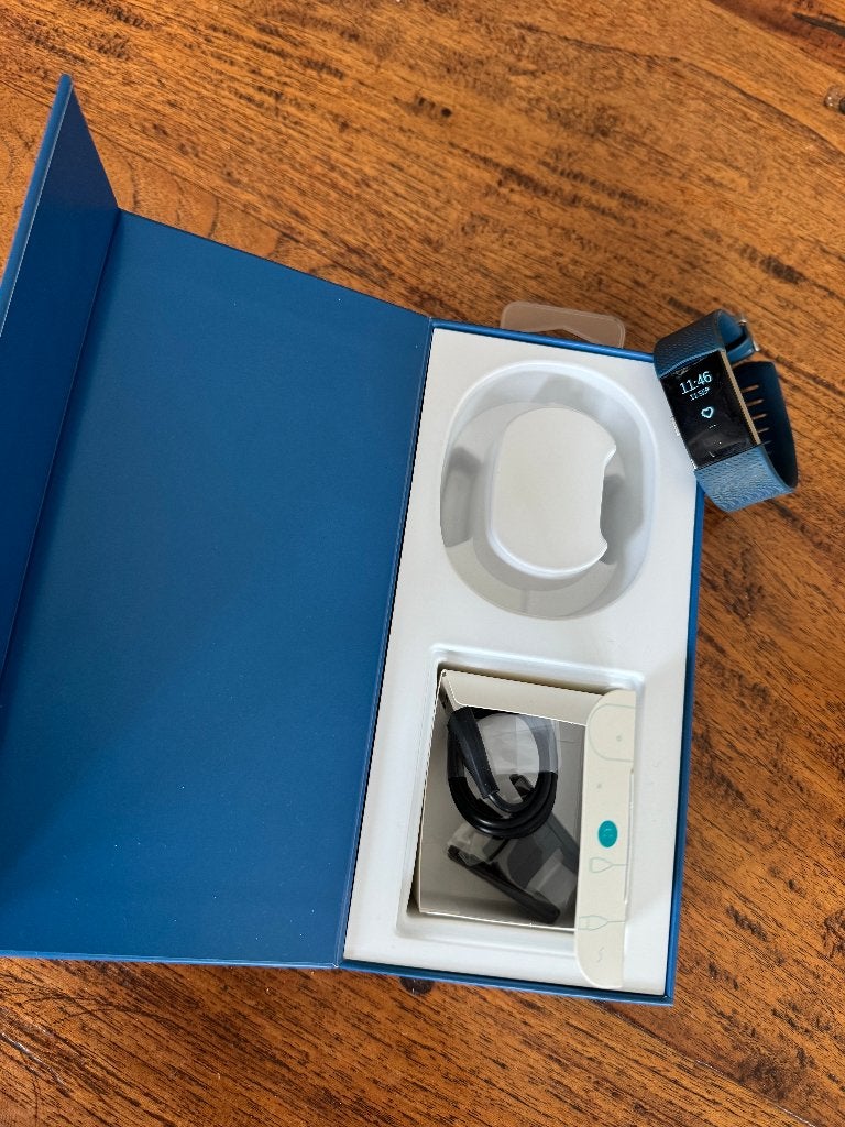 Fitbit charge 2 - blauw, Gebruikt, Blauw, IOS, Ophalen of Verzenden