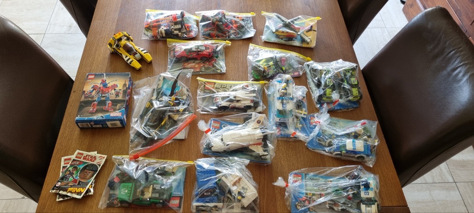 LEGO partij Batman Spider-Man Ninja Turtles City Racers, Kinderen en Baby's, Speelgoed | Duplo en Lego, Gebruikt, Lego, Complete set