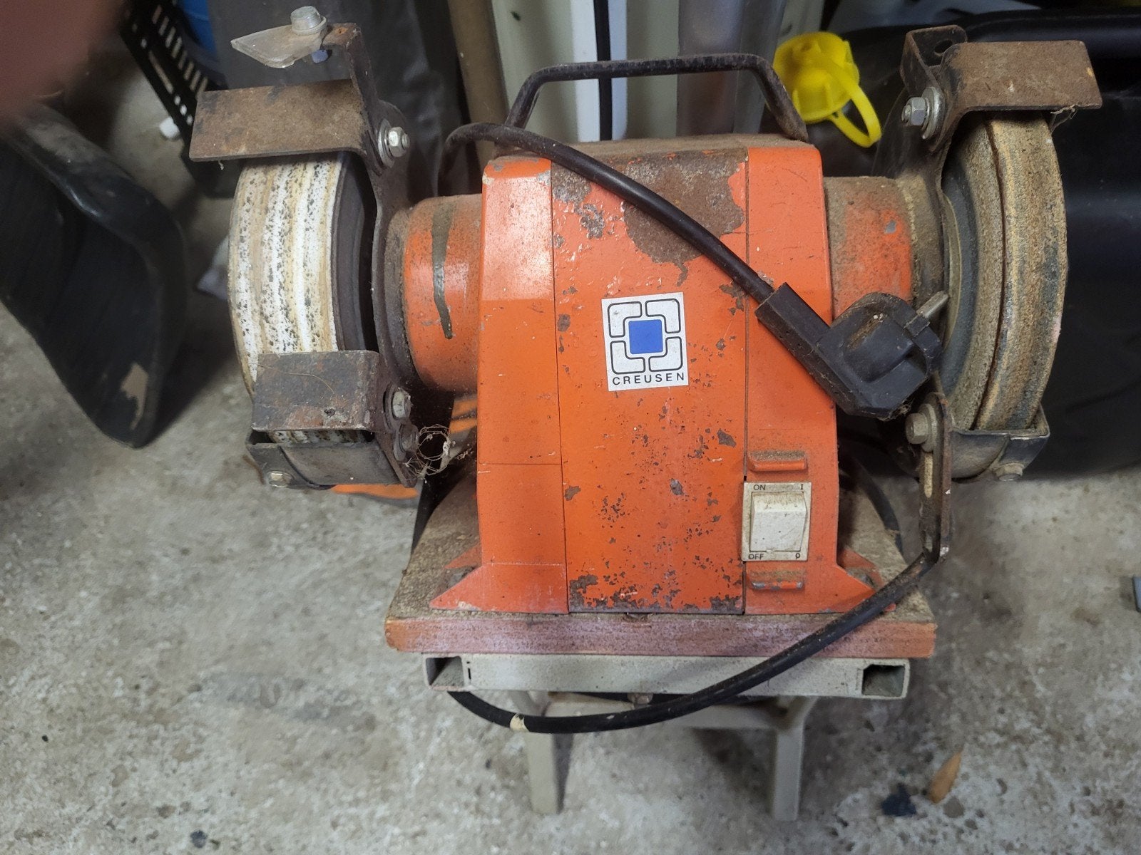 Creusen DS 7150 TS Werkbankslijpmachine, Ophalen, Gebruikt, Werkbankslijpmachine