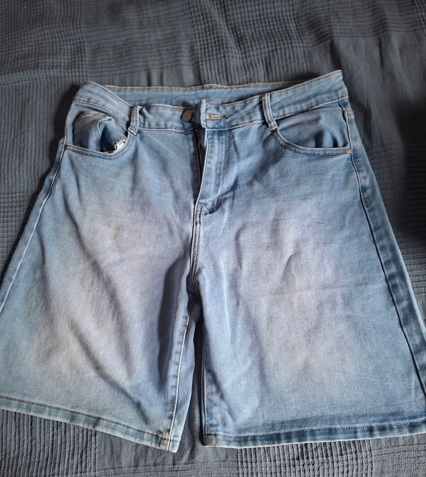 Korte broek maat XXL, Kleding | Dames, Broeken en Pantalons, Kort, Blauw, Maat 46/48 (XL) of groter, Ophalen of Verzenden