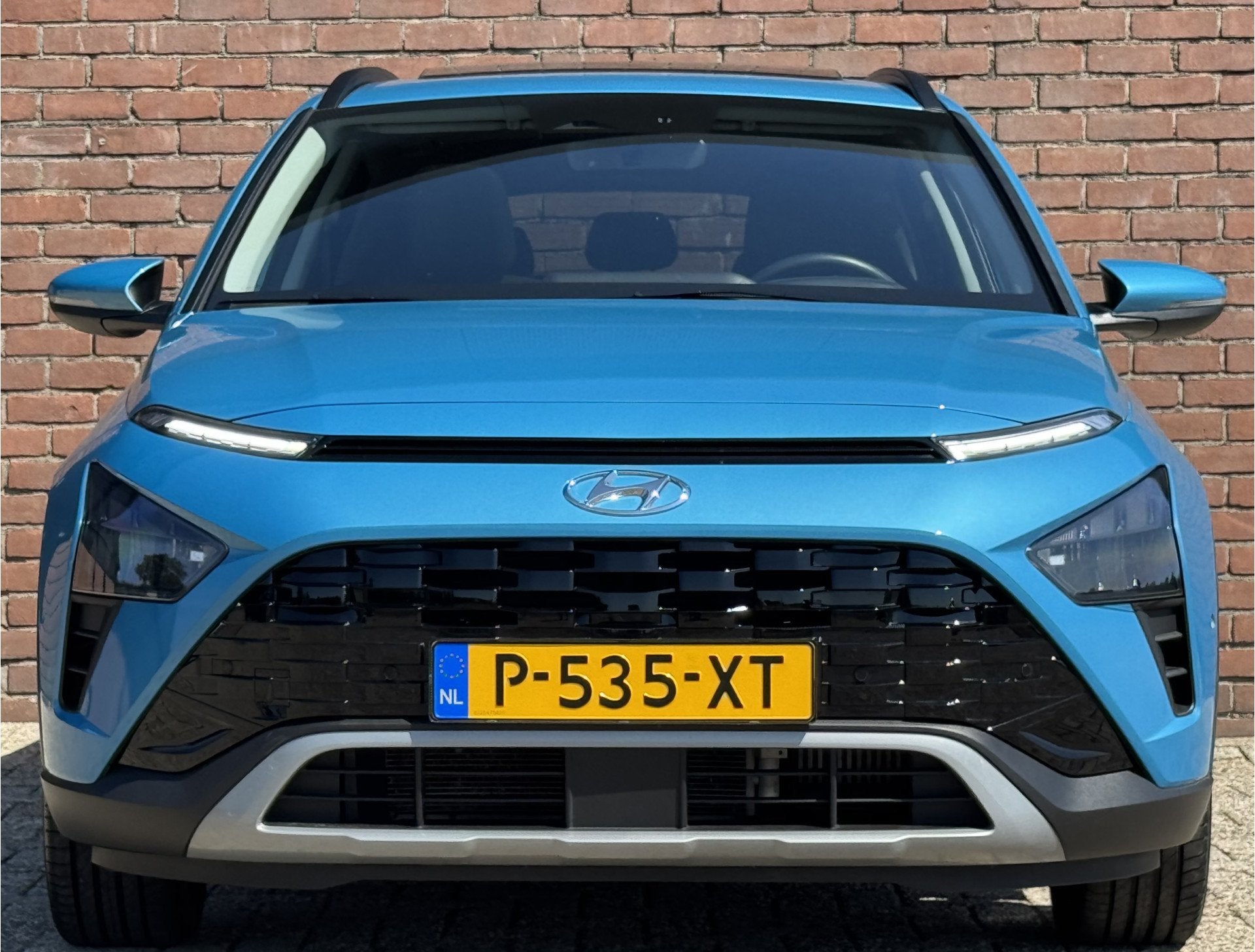 Hyundai Bayon 1.0 T-GDI PREMIUM SKY | NL-AUTO! | DEALER OH!, Auto's, Dealer onderhouden, Gebruikt, Blauw, Origineel Nederlands