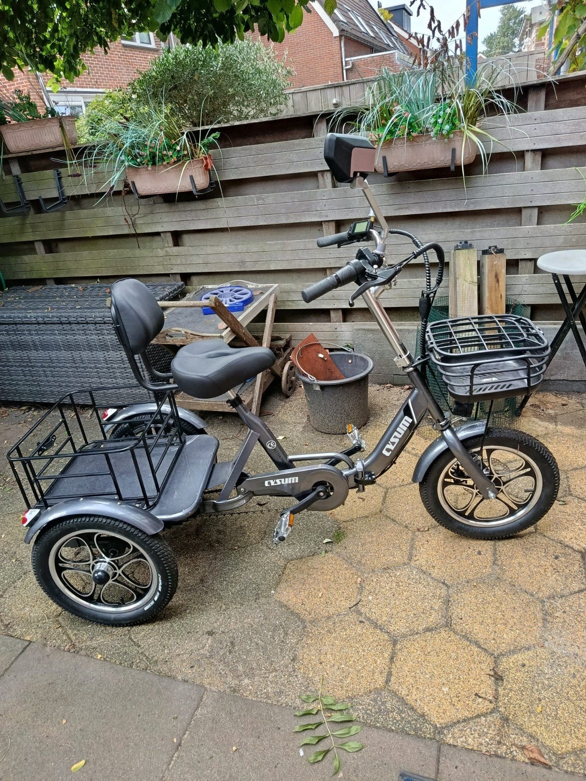 driewiel fiets electrisch, Fietsen en Brommers, Fietsen | Driewielfietsen, Ophalen, Nieuw, Schijfrem, Cysum