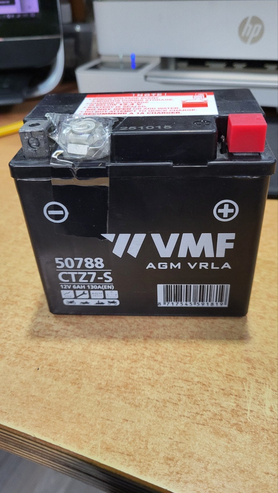 VMF CTZ7-S 12V 6AH 130A(EN) AGM VRLA Accu, Ophalen of Verzenden