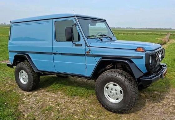 G-klasse 280GE V8 5,6L automaat 300pk kastenwagen, Auto's, Mercedes-Benz, Automaat, 8 cilinders, 2210 kg, Blauw