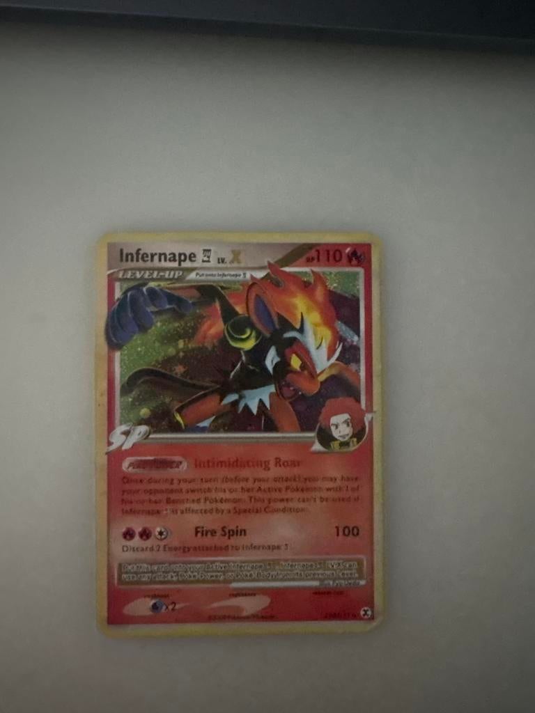 Infernape EX 108 Pokémon Kaart - Goede Staat, Verzenden, Gebruikt, Losse kaart