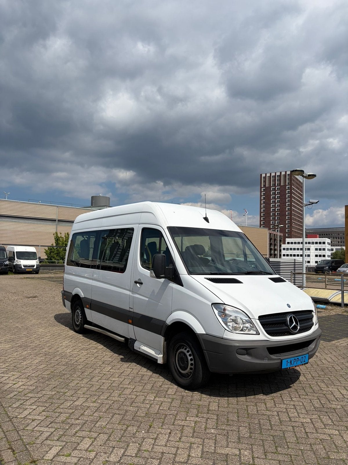 Mercedes-Benz Sprinter Combi 2.1 CDI 95KW AUT 2013 Wit, Auto's, Automaat, Euro 5, Zwart, Wit