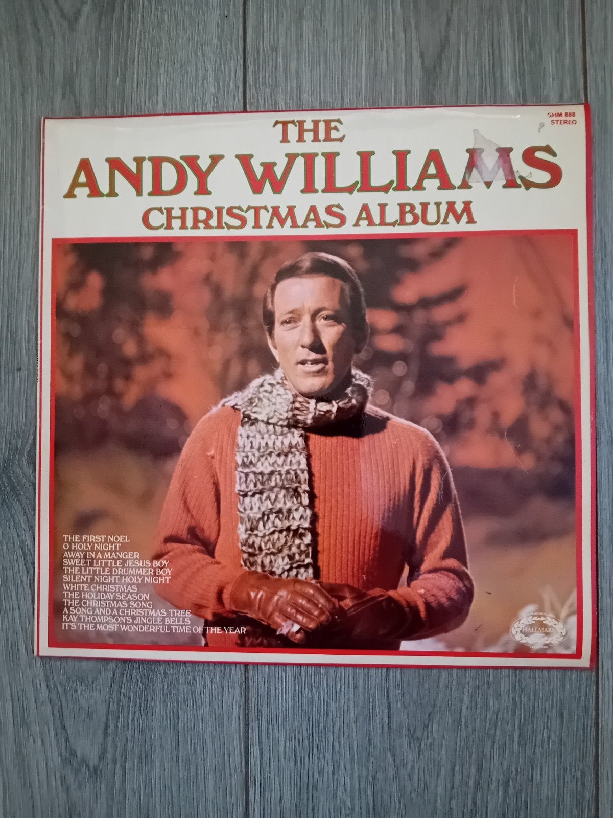 The Andy Williams Christmas Album LP Vinyl Hallmark, Ophalen of Verzenden, Gebruikt