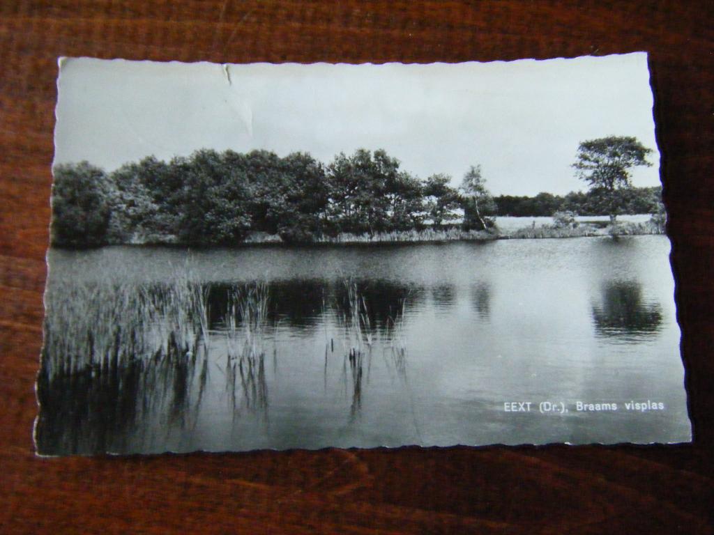 W35 - Drenthe - Eext - Visplas - Oud, Ophalen of Verzenden, 1940 tot 1960, Drenthe