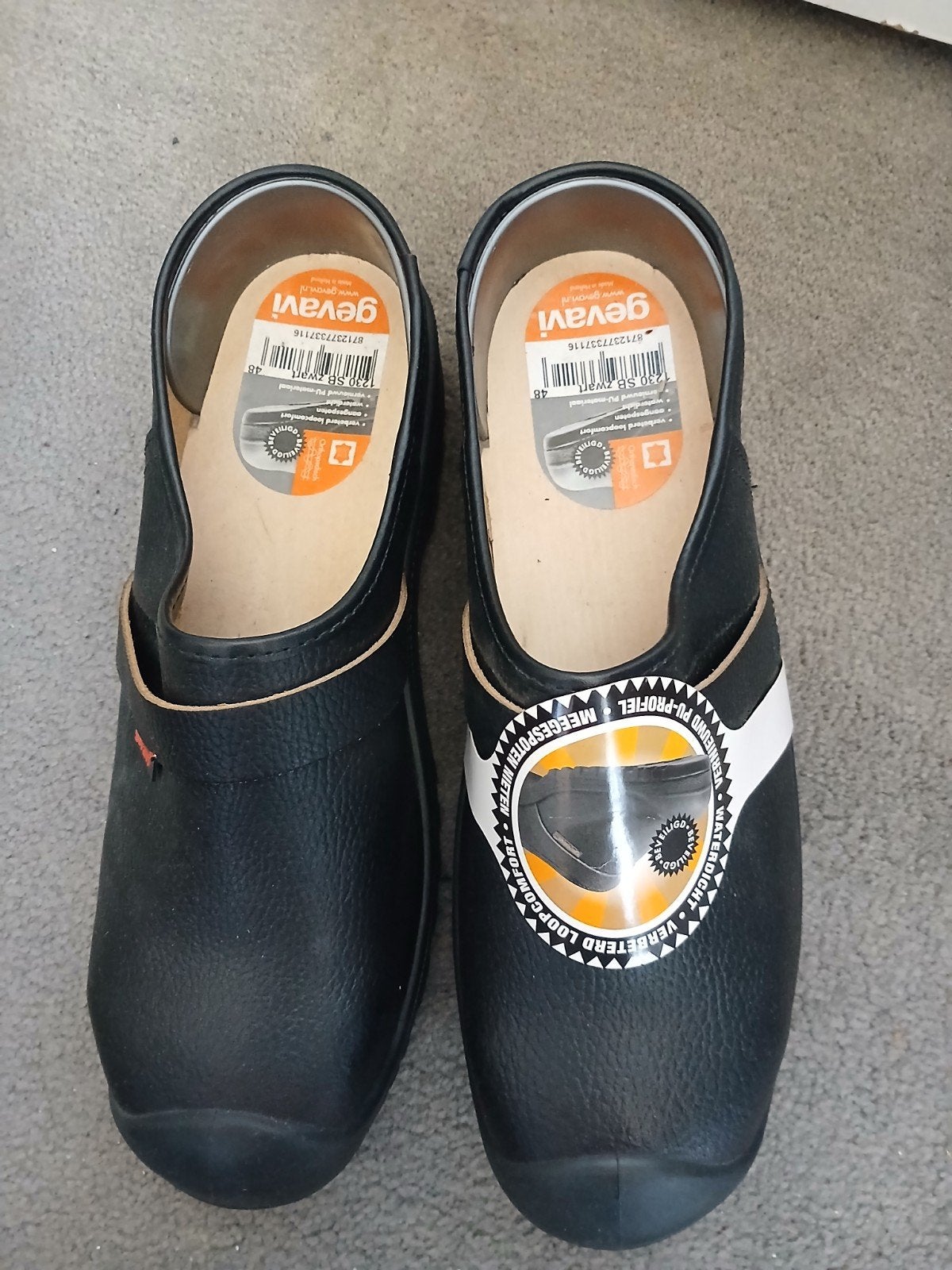 Schoenklomp Gevavi SB beveiligd mt 48 zwart, Kleding | Heren, Gevavi, Zwart, Nieuw, Ophalen of Verzenden