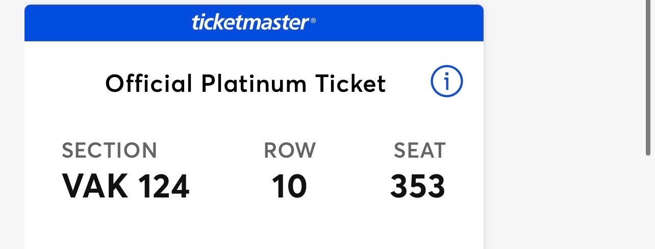 The Weeknd Amsterdam 18.07 / 1x PLATINUM Concert Ticket, Eén persoon, Juli