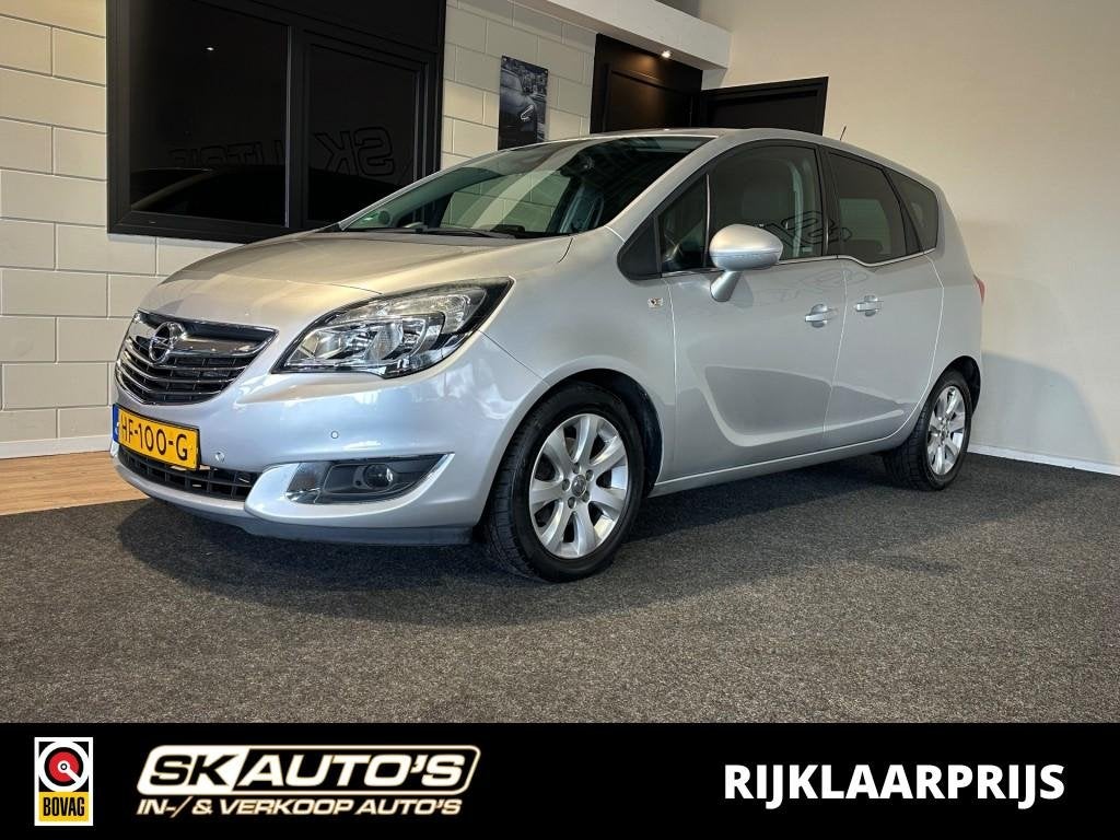 Opel MERIVA 1.4 TURBO COSMO l NAP l TREKHAAK l NAVI l CRUISE, Voorwielaandrijving, Gebruikt, Met garantie (alle), Origineel Nederlands