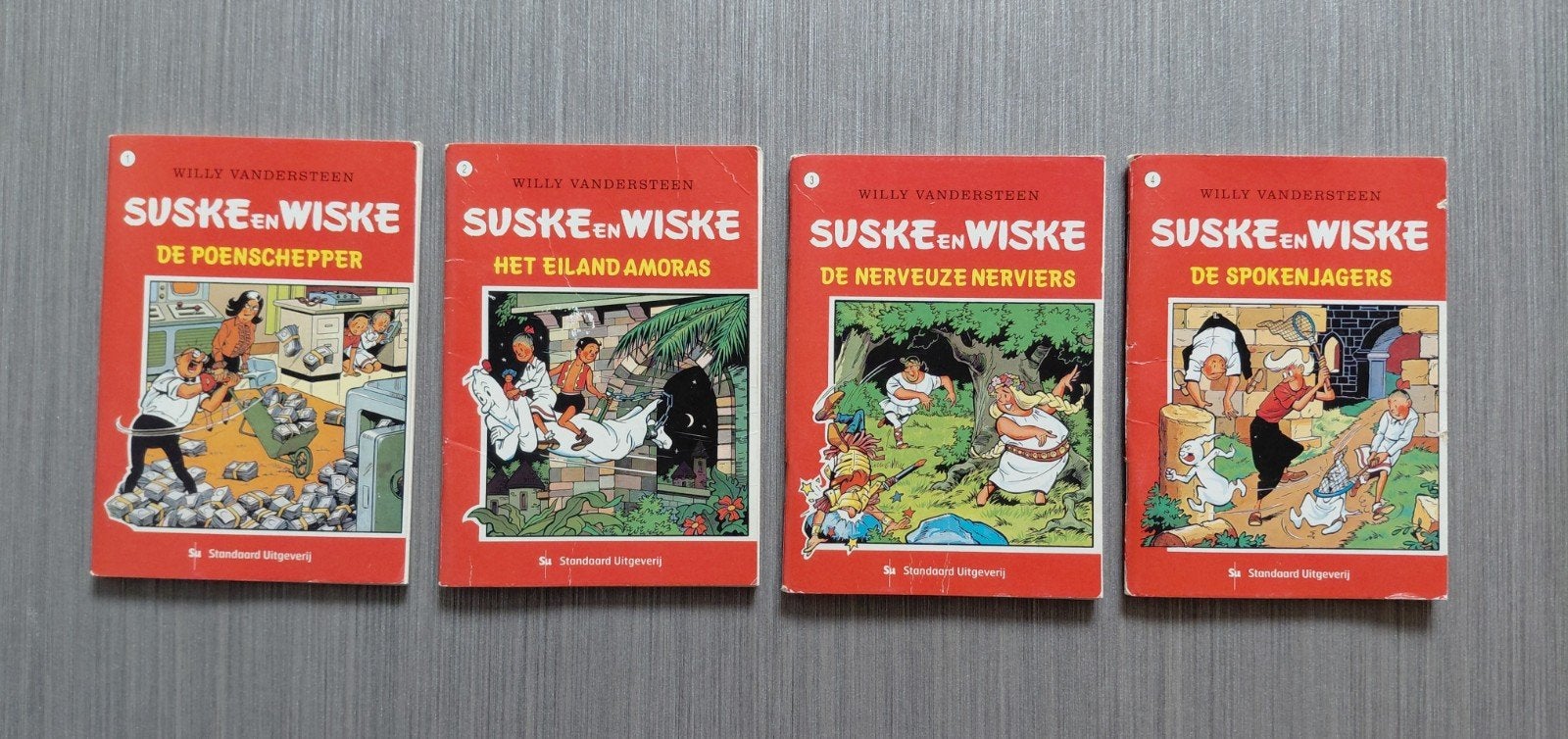 Suske en Wiske Mini-Albums Albert Heijn (2003) – Set van 4 s, Boeken, Stripboeken, Meerdere stripboeken, Ophalen of Verzenden