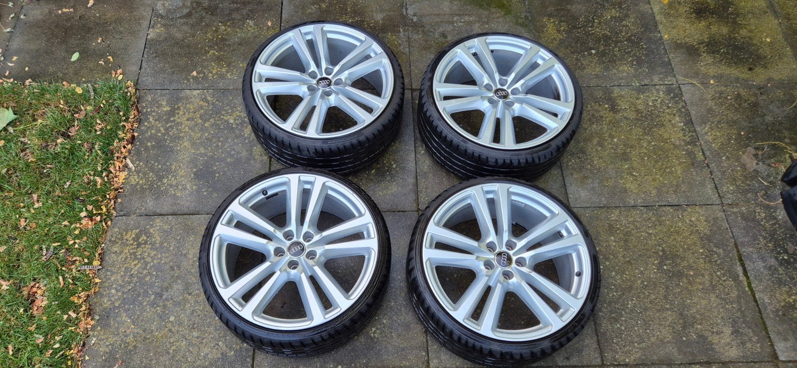 20" Originele Audi SQ7 velgen 5x112, Hankook banden, izgs!, Auto-onderdelen, Banden en Velgen, Ophalen, Gebruikt, Banden en Velgen
