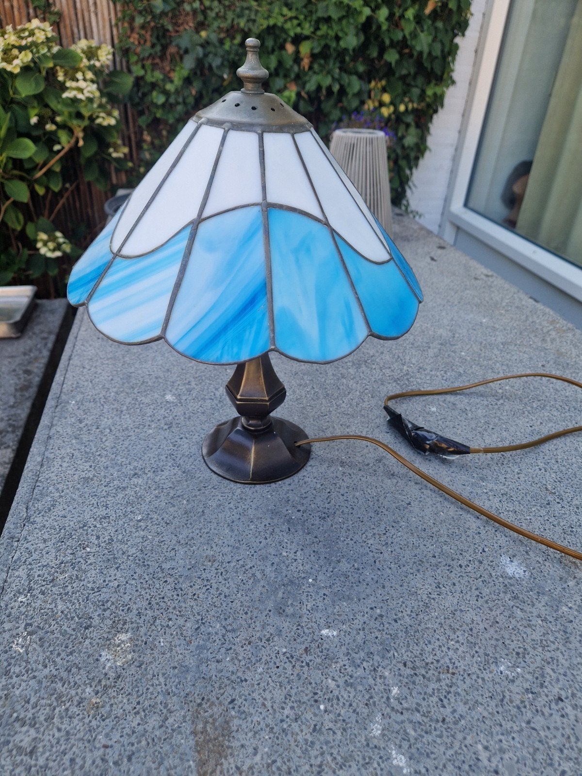 glas in lood lamp, Ophalen of Verzenden
