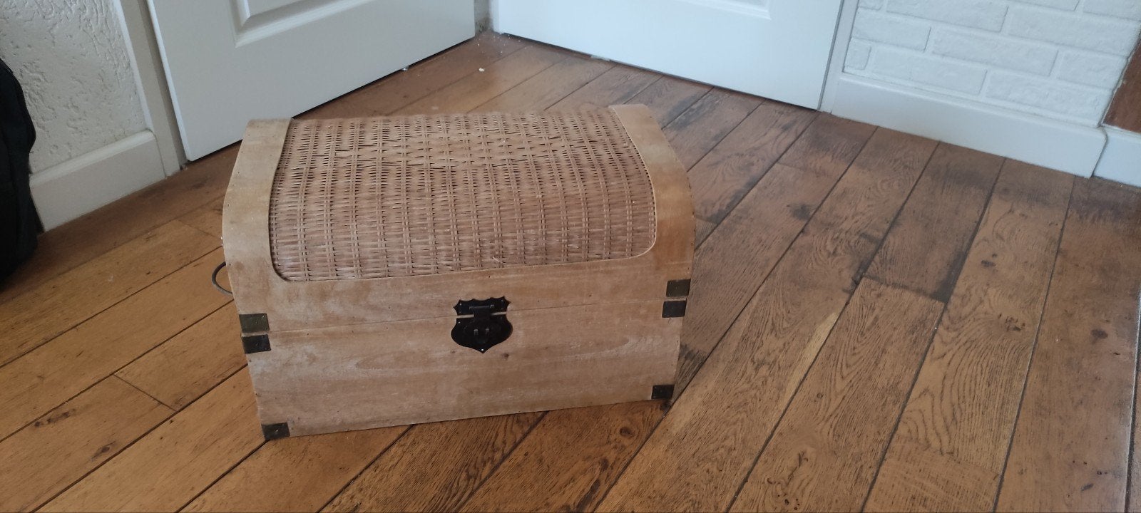 houten kist, Huis en Inrichting, Ophalen, Gebruikt, 50 tot 100 cm, Minder dan 50 cm