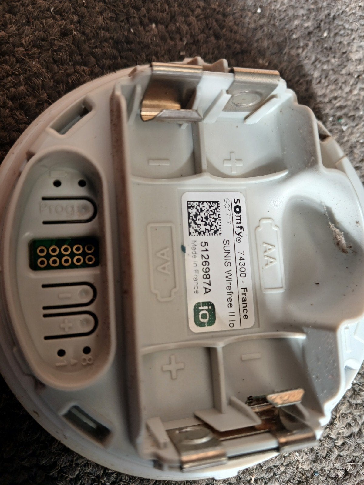 draadloze zonnesensor somfy sunis wire free io., Ophalen