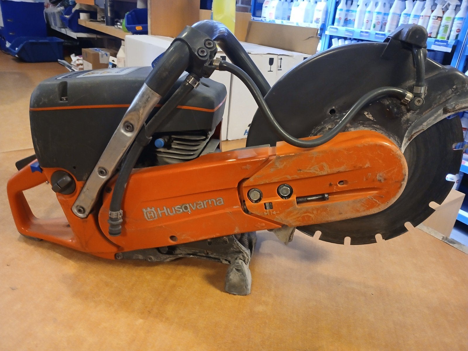 Husqvarna K750 Doorslijper - Krachtige Zaagmachine, Doe-het-zelf en Verbouw, Gereedschap | Zaagmachines, Gebruikt, 70 mm of meer