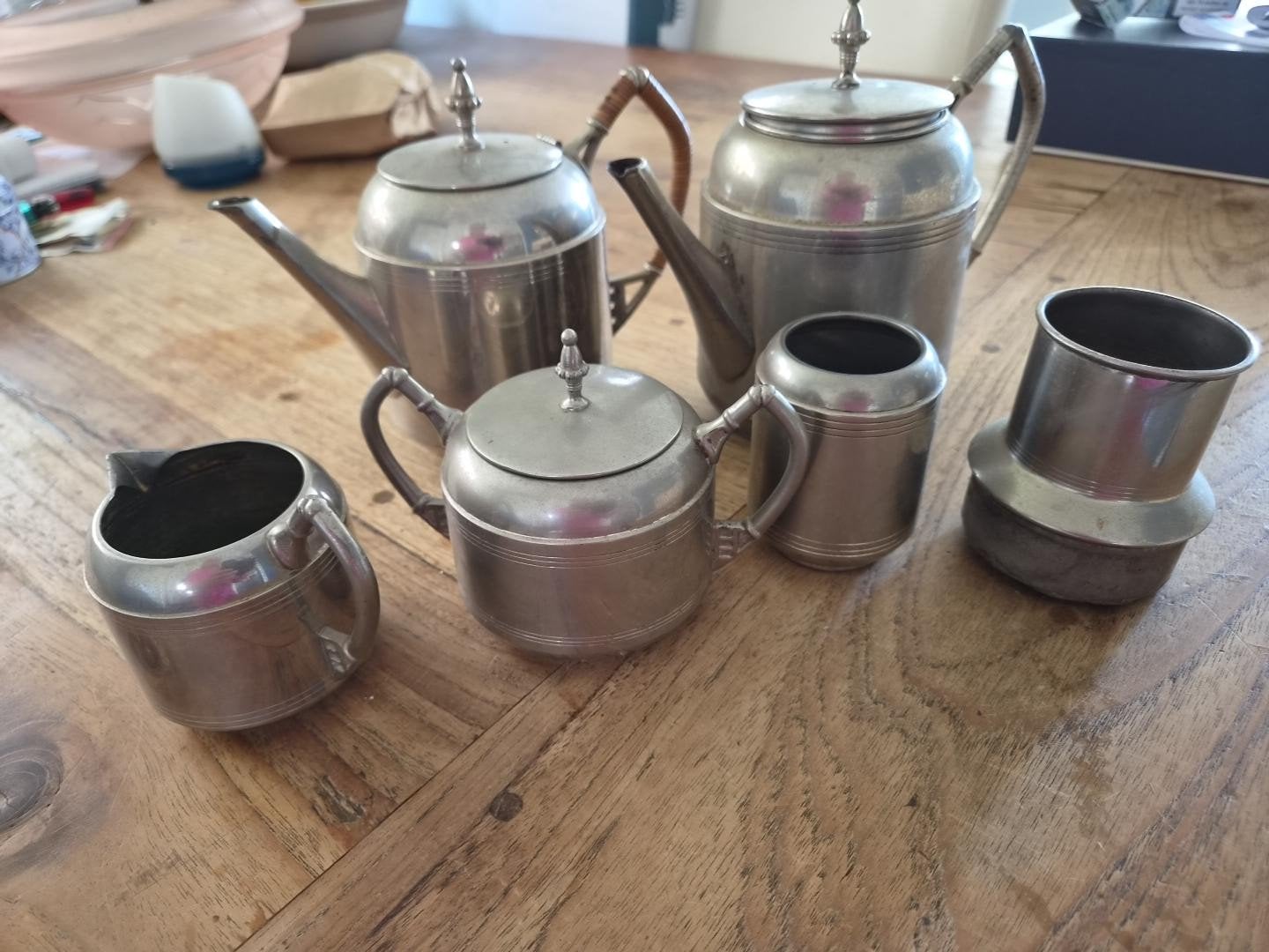 Vintage KMD Daalderop koffie- en theeservies – complete set, Antiek en Kunst, Ophalen of Verzenden