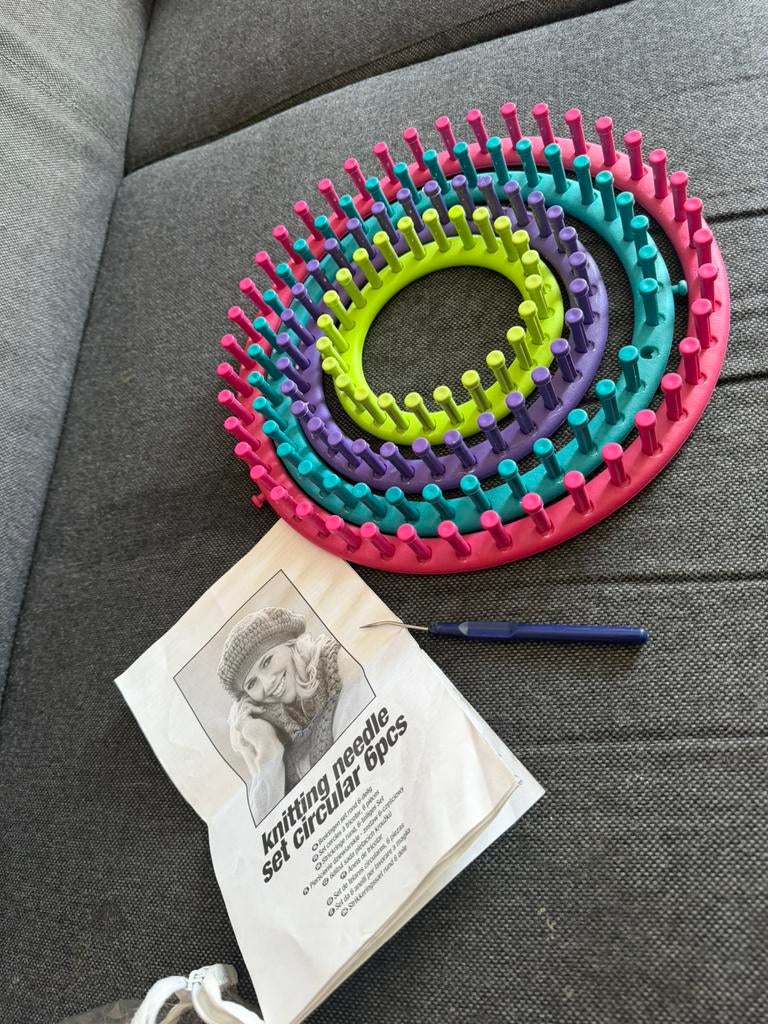 Ronde brei ringen, Ophalen of Verzenden, Zo goed als nieuw