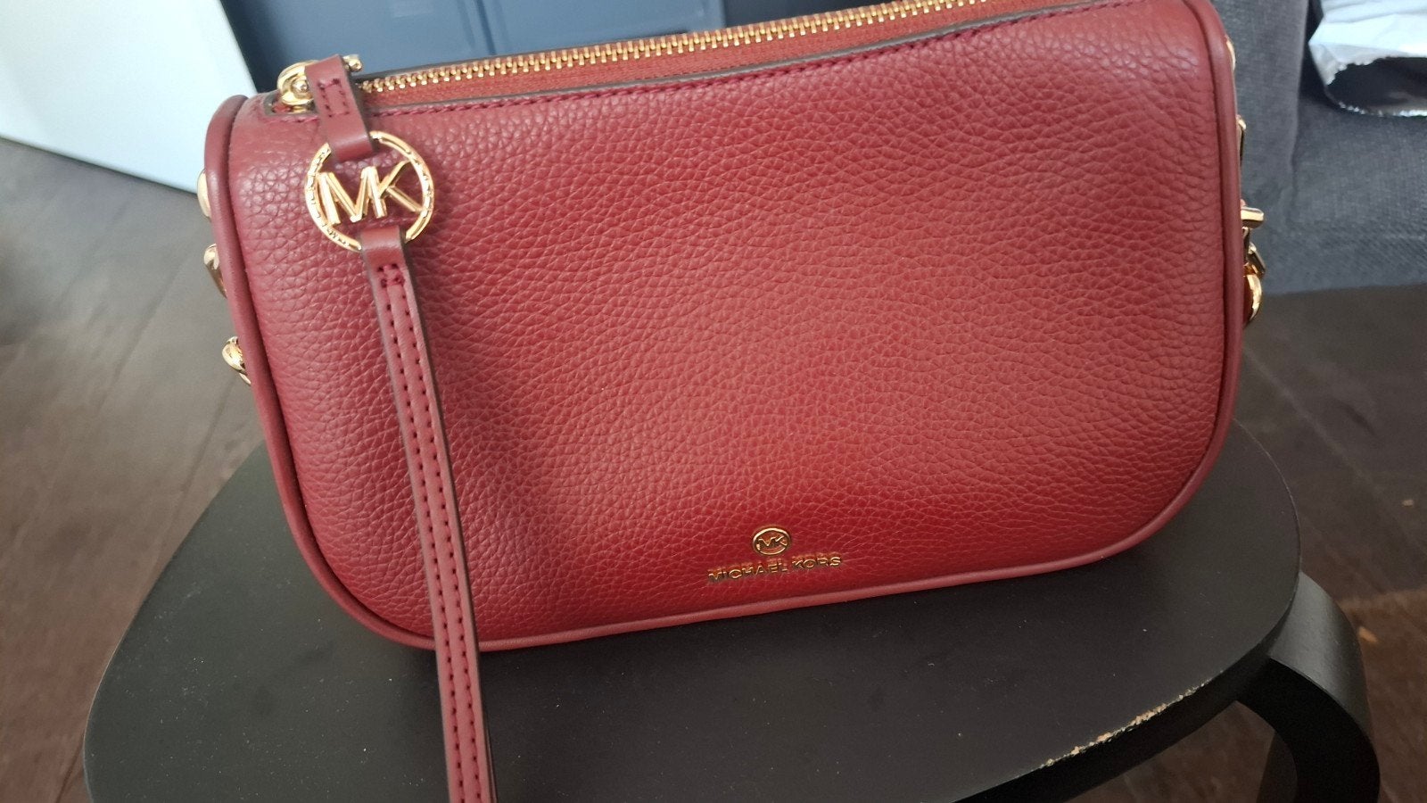Originele Michael Kors tas in bordeauxrood, Ophalen of Verzenden, Zo goed als nieuw, Rood, Overige typen