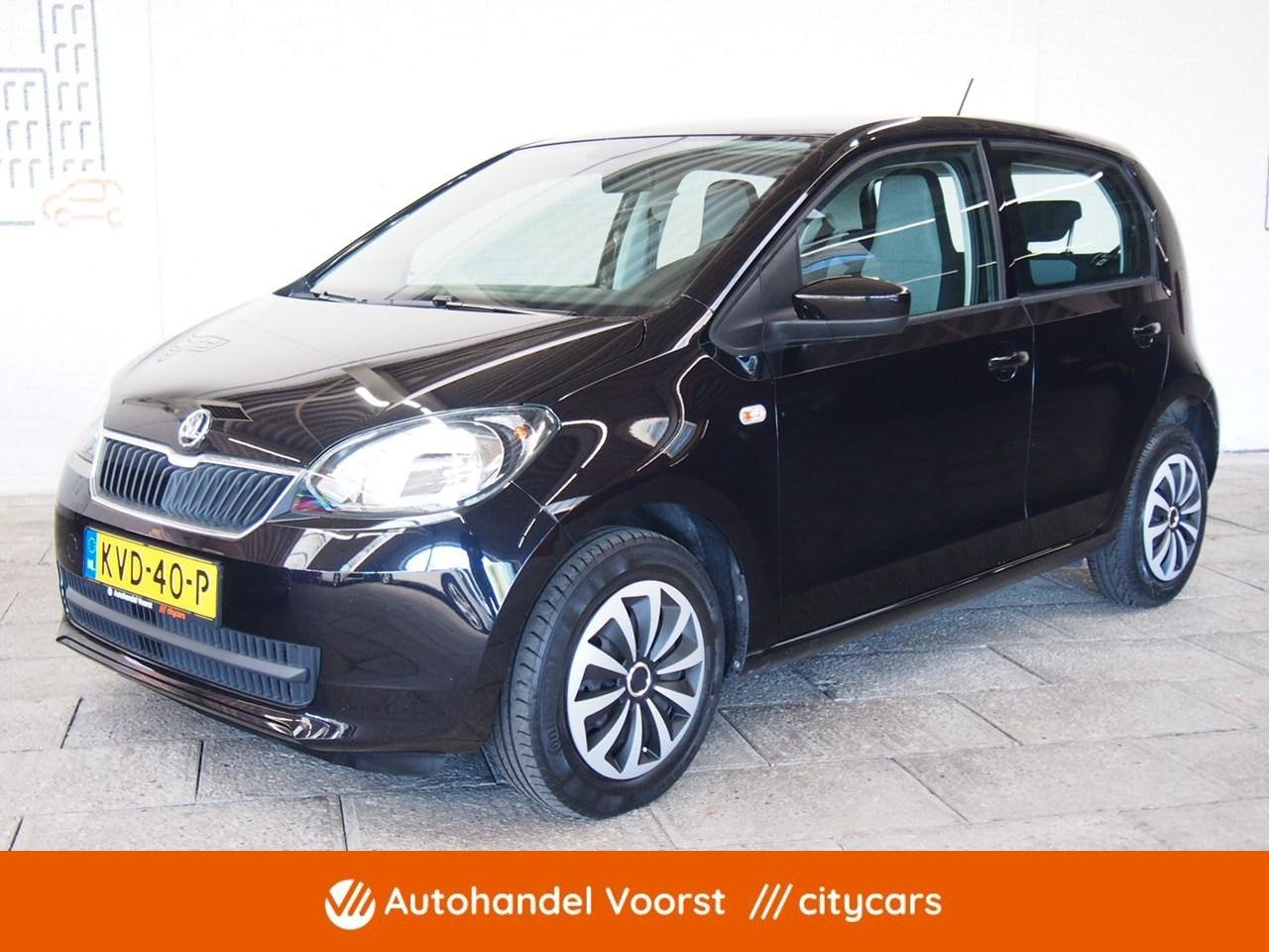 Skoda Citigo 1.0 Greentech Tour (APK:Nieuw) Incl.Garantie, Voorwielaandrijving, Stof, Gebruikt, Met garantie (alle)