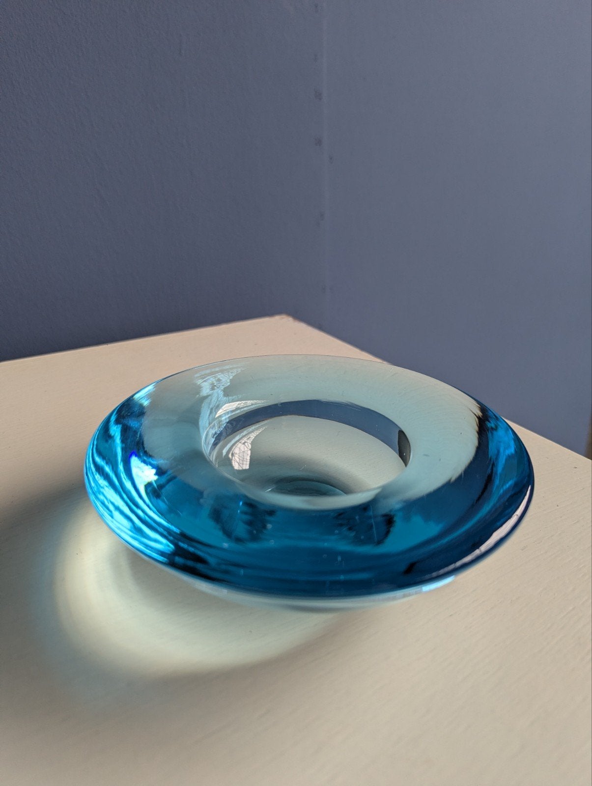 Midcentury glazen schaal- Per Lütken voor Holmegaard 1960s, Ophalen of Verzenden