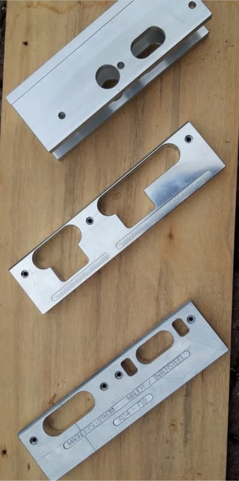 3 Nieuwe Aluminium Freesmallen voor Sloten en Sluitplaten, Ophalen of Verzenden, Nieuw
