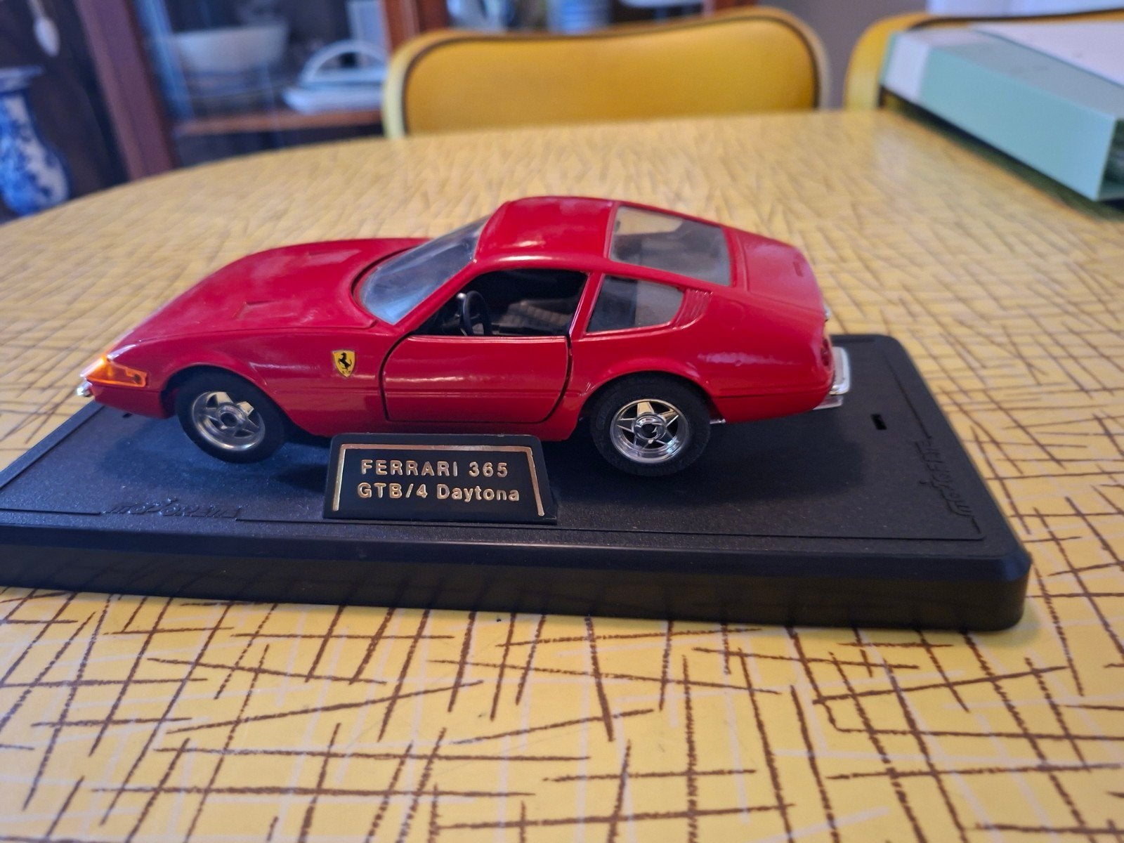 verzameling Ferrari auto's pet boeken spiegels etc, Ophalen, Gebruikt, Bburago