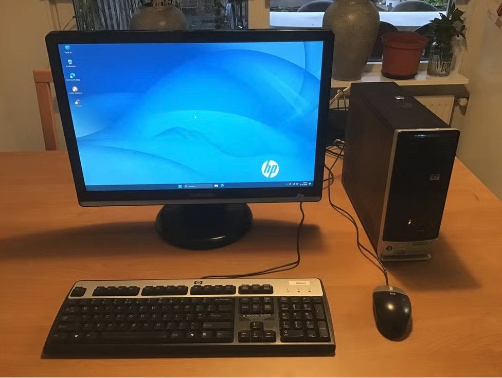 Complete HP Computerset met Windows 11 & Office (Werkend)., Computers en Software, Desktop Pc's, Zo goed als nieuw, HDD, 3 tot 4 Ghz