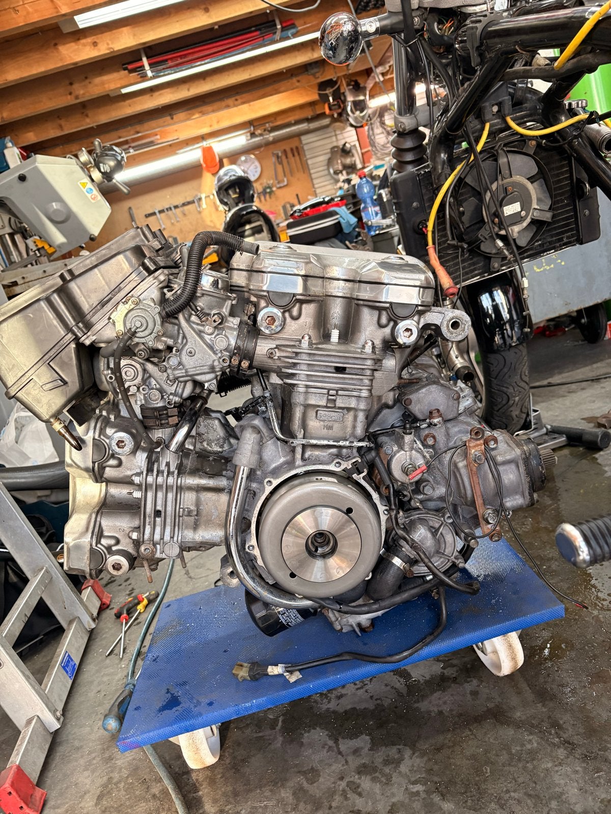Honda Super Magna Motorblok Onderdelen, Motoren, Ophalen of Verzenden, Gebruikt