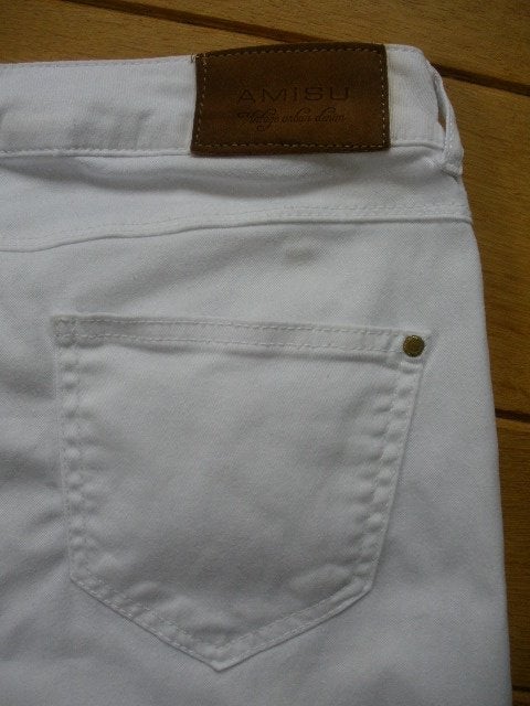 AMISU broek wit maat 36, Wit, Ophalen of Verzenden, Zo goed als nieuw, Maat 36 (S)