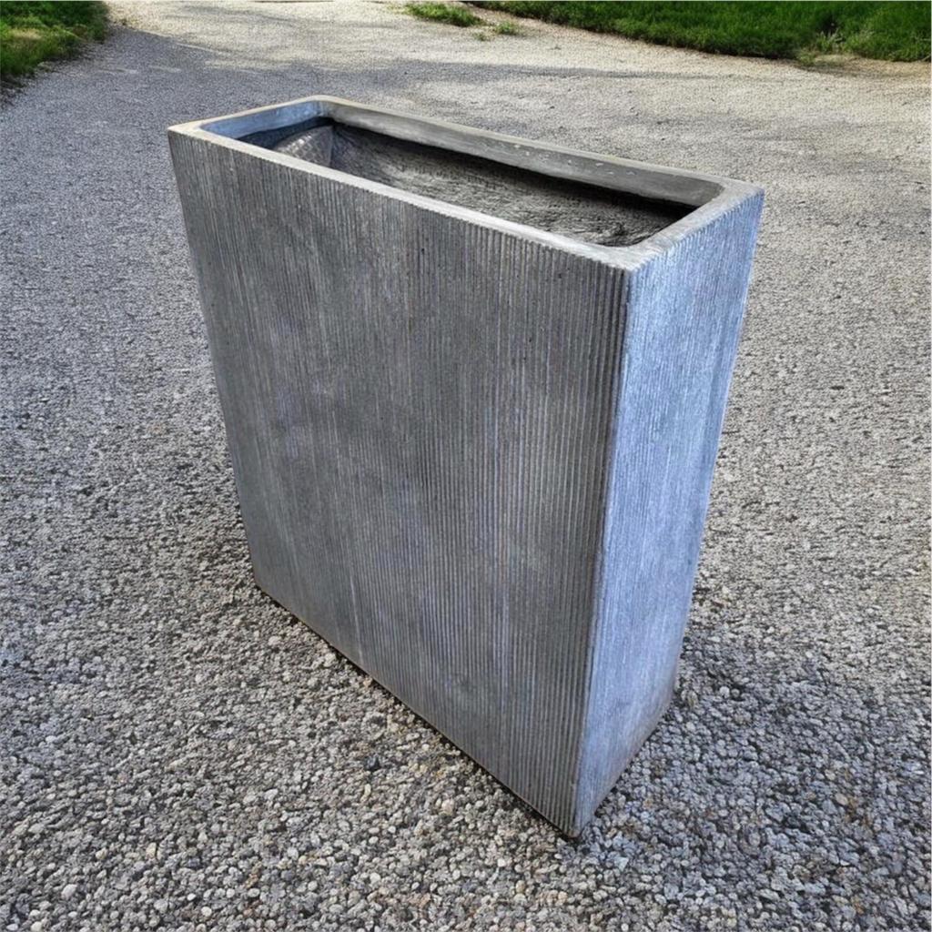 Betonnen Terrasafzetters - ribbel motief, Ophalen, Steen, Nieuw, Balkon