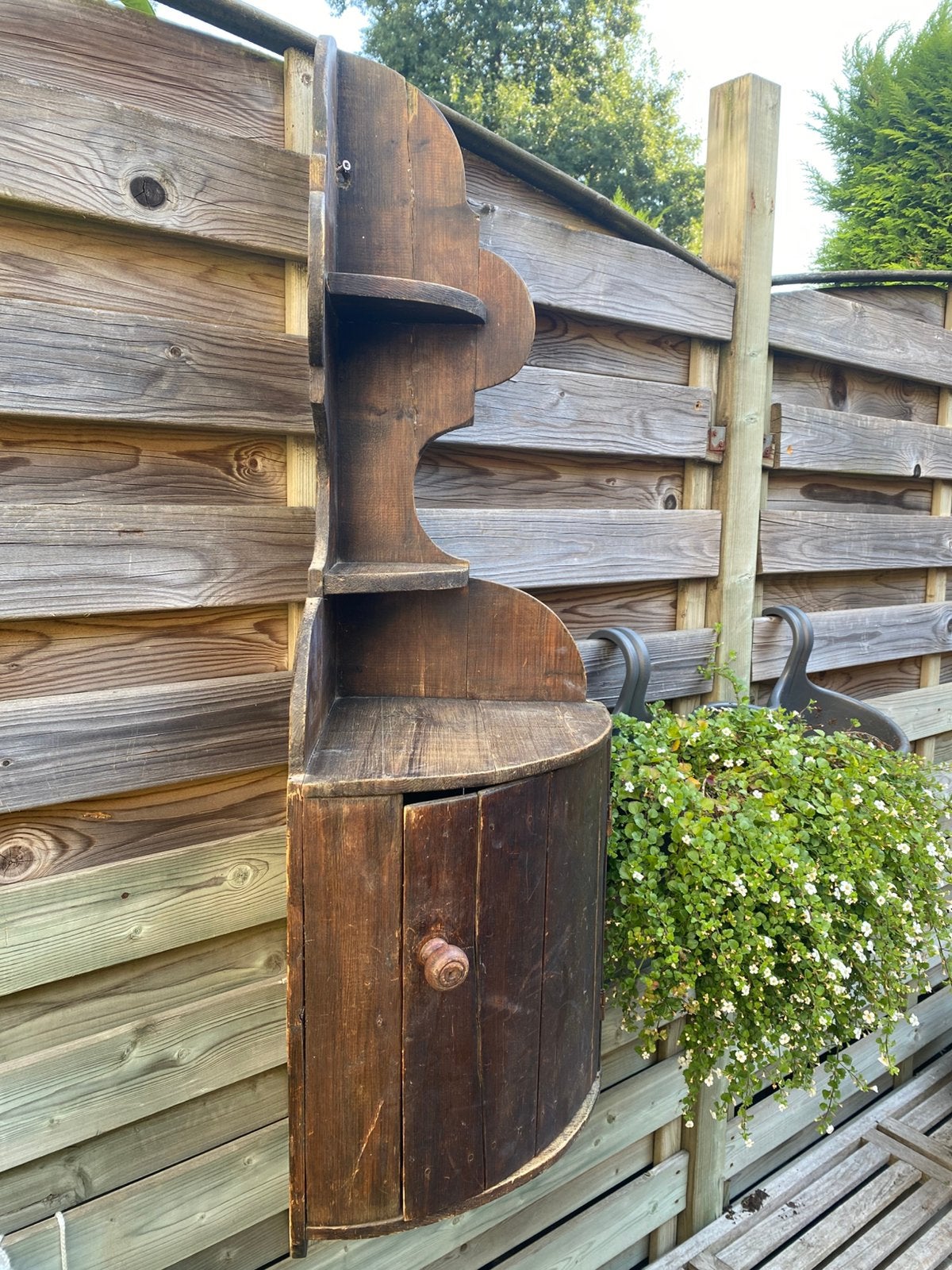Hang hoek kast, Ophalen