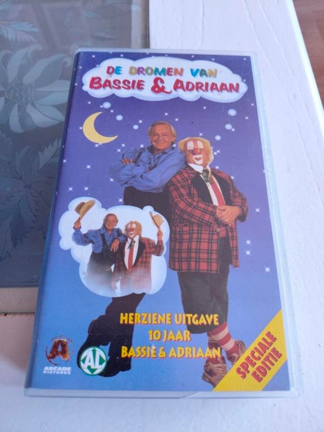 Dromen met Bassie en Adriaan herziene versie videoband., Ophalen of Verzenden, Gebruikt, Serie, VHS
