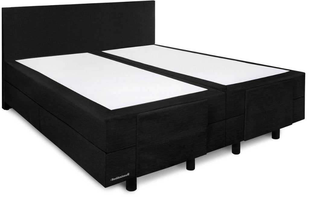 Elektrische Boxspring Sophia 180x200 (zwart), Ophalen, Gebruikt, Meerkleurig, Tweepersoons