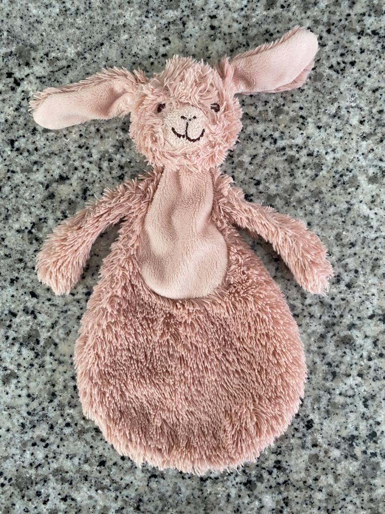 Knuffeldoekje happy horse, Kinderen en Baby's, Speelgoed | Knuffels en Pluche, Happy Horse, Konijn, Ophalen of Verzenden, Zo goed als nieuw