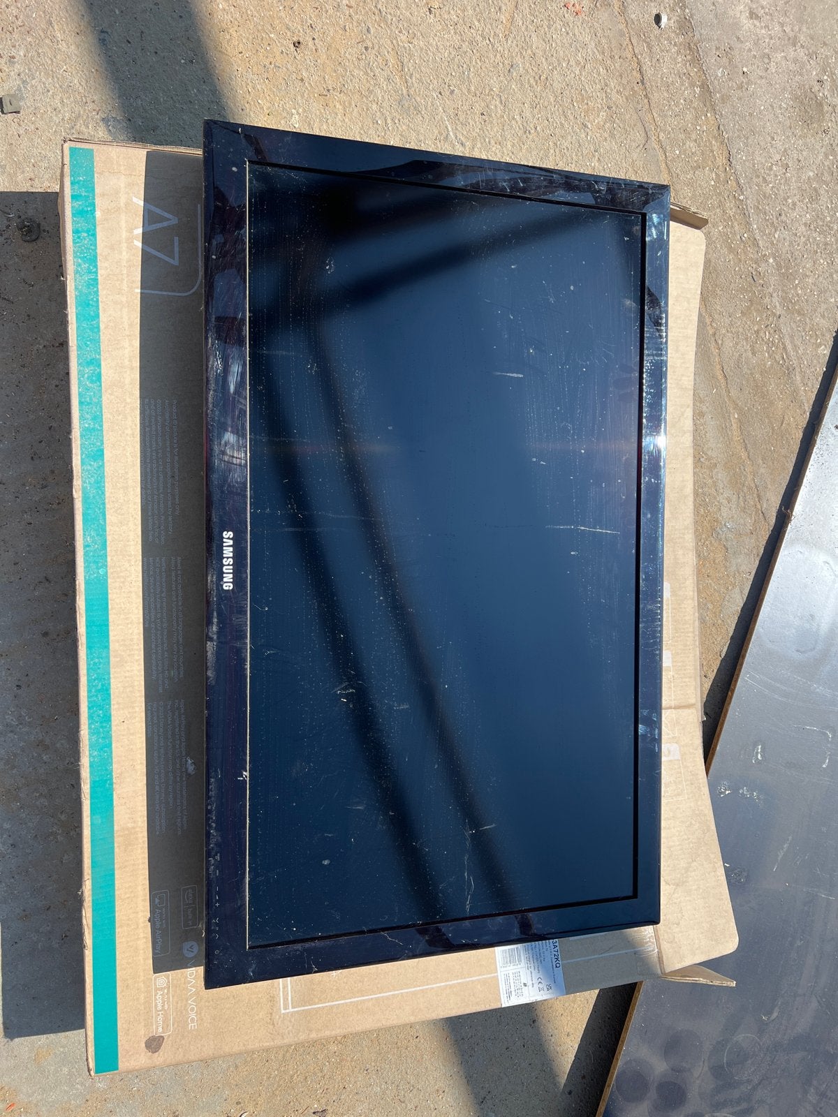 Samsung LE40D503F7W LCD TV met afstandsbediening en voet, Ophalen, 50 Hz, LCD, Zo goed als nieuw