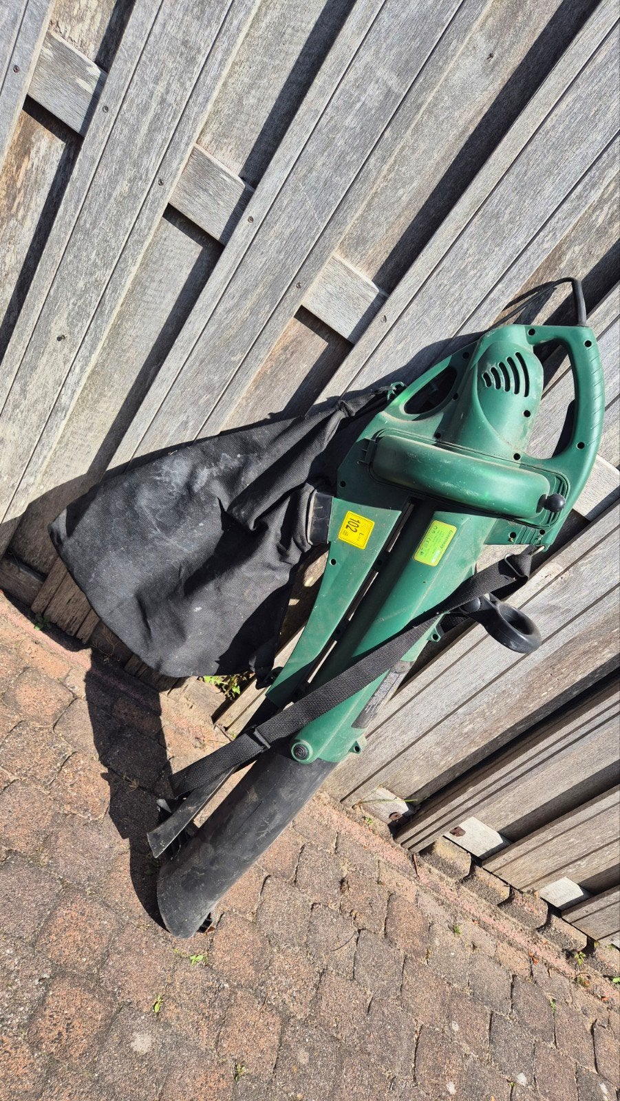 Greenway Bladblazer/Bladzuiger 2500W met opvangzak, Tuin en Terras, Bladblazers, Gebruikt, Met opvangzak, Handgedragen, Elektrisch
