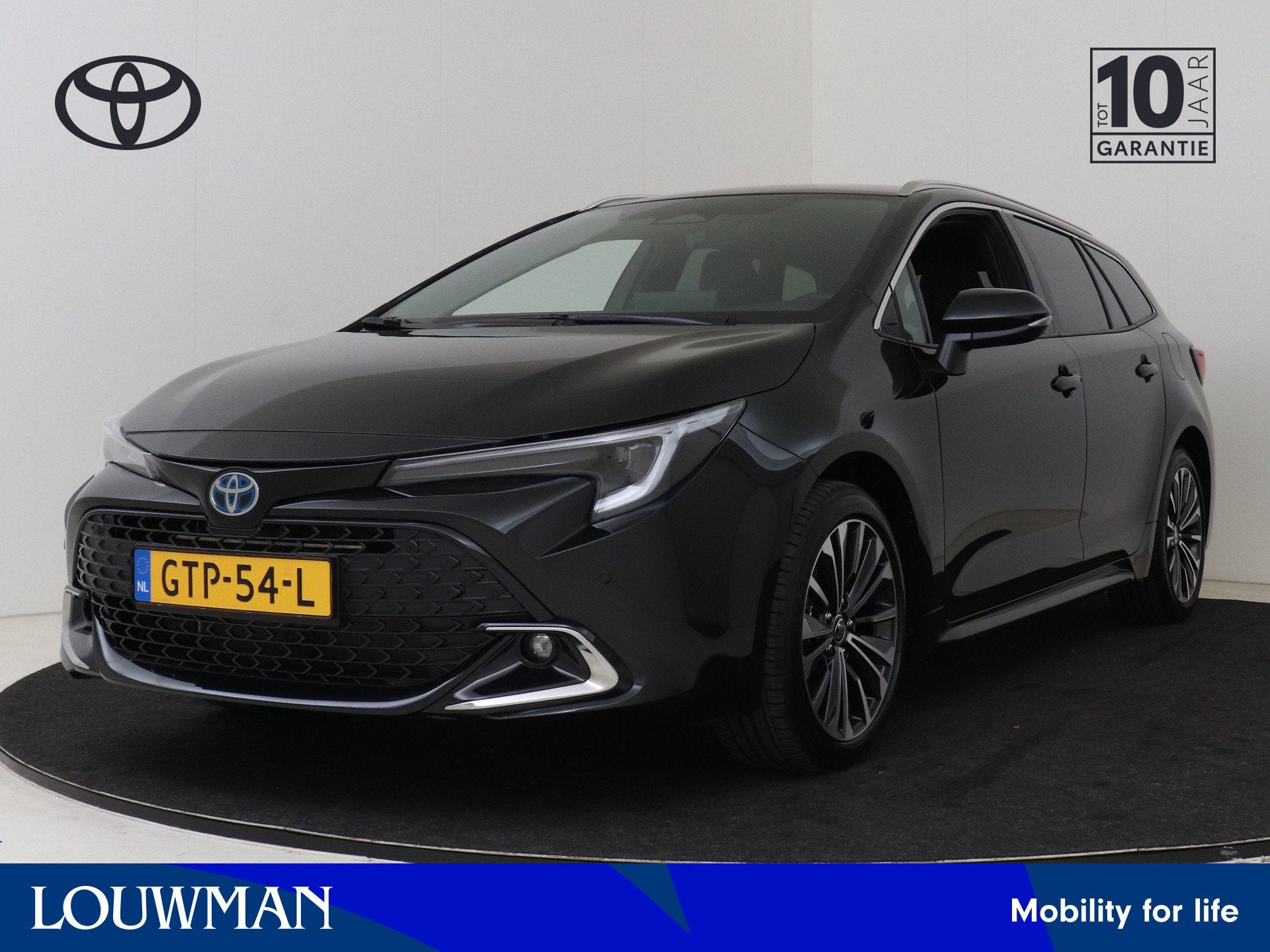 Toyota Corolla Touring Sports Hybrid 140 Dynamic (bj 2025), Auto's, 12 maanden, 450 kg, 4 cilinders, Zwart