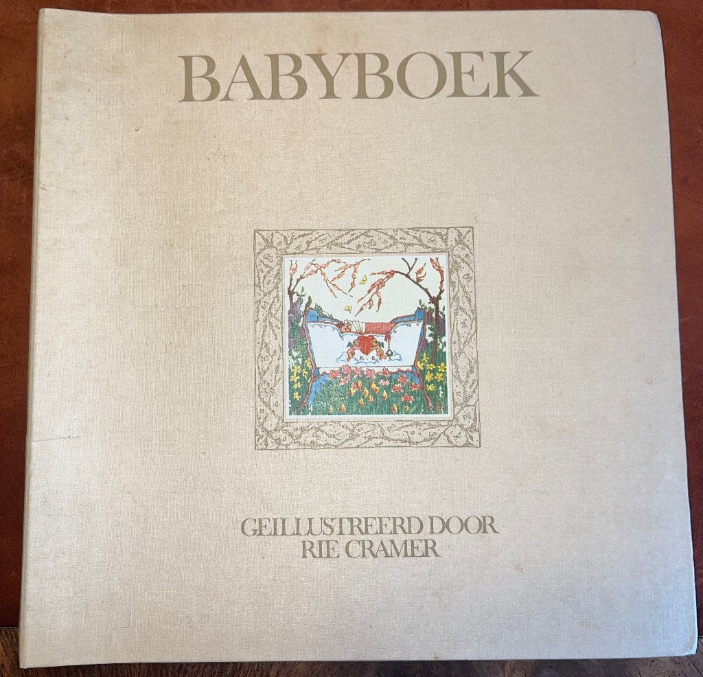 Vintage 'Babyboek' Rie Cramer met Ringband | baby boek, Ophalen of Verzenden, Zo goed als nieuw, Rie Cramer