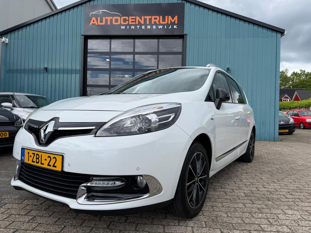 Renault Grand Scénic 1.2 TCe Bose Luxe uitvoering NWE APK, Voorwielaandrijving, Euro 5, Gebruikt, Zwart