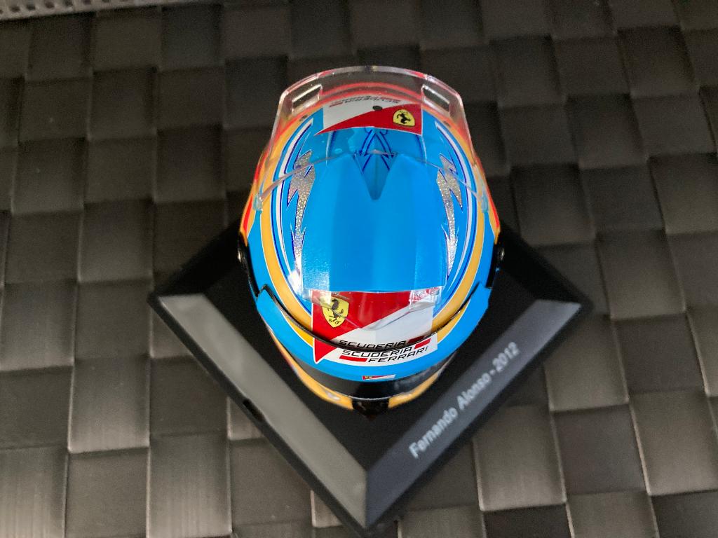 ✅ Fernando Alonso 2012 1:5 helm Ferrari F1 Spark Formule 1, Ophalen of Verzenden, Nieuw, Formule 1